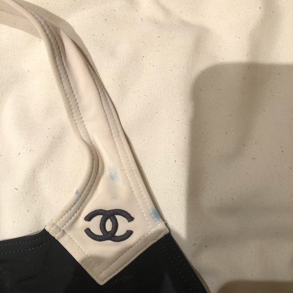 Vintage chanel swimsuit- restored pls give feedback:) do not buy - Picture 4 of 7